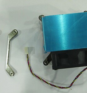 金钱豹2U风扇 2U1155铜底铝片CPU散热器 2U侧吹服务器专用