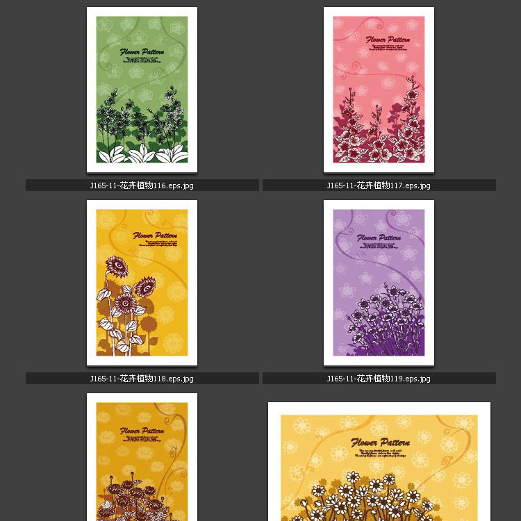 欧美花纹素材图库花卉植物底纹图片广告设计矢量高清素材图库
