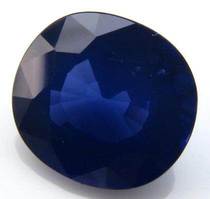 送国检证书2.67克拉矢车菊蓝蓝宝石裸石戒指面 收藏级全美无暇