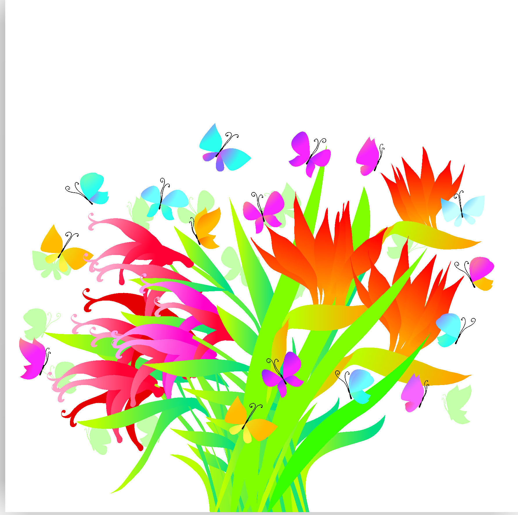 179素材贴挂画装饰画墙画挂画壁画984花卉系列 cdr海报印制