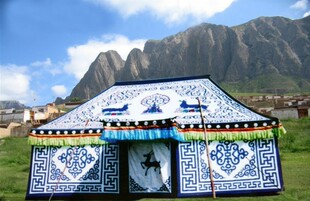 藏族传统大帐篷 40平 适合山庄景区商用 功能等同草原蒙古包