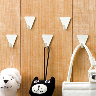 日本创意门后可爱饰品5个粘钩