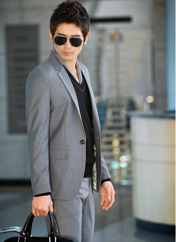 Costume homme en laine pour automne - Ref 1555509 Image 1