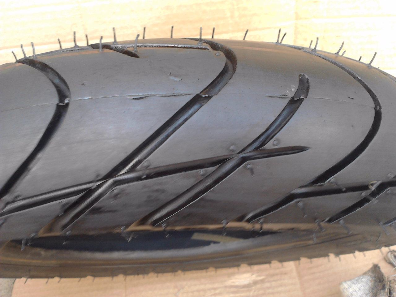 华丰90-90-10二手手拆摩托车真空轮胎,正新轮胎普通牌子9成色