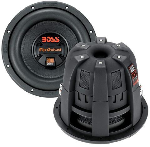 美國BOSS無源低音炮炸機大功率 鄭州卡卡汽車音響改裝店正品包郵