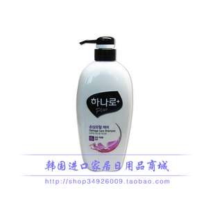 韩国进口 爱敬 哈娜露 Hanaro 二合一损伤修复洗发水洗发露 680ml