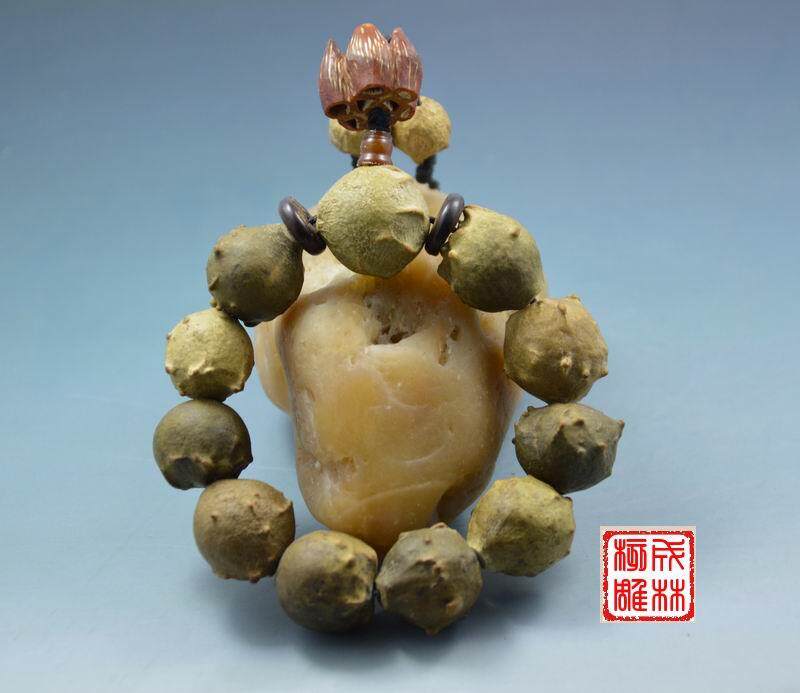 配滴血莲花菩提子通天眼菩提子手串 精选原料手工钻孔手工制作