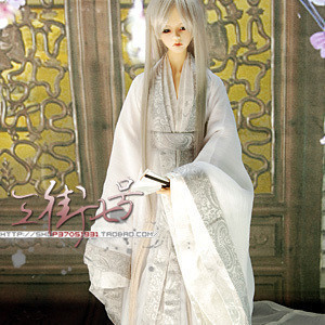 简梳妆古风bjd娃衣四分三分68大女70叔手工自制diy新品包邮 素宣