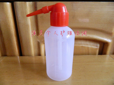 塑料洗瓶250毫升弯头洗瓶 清洗瓶 250ml红头洗瓶塑料瓶洗瓶