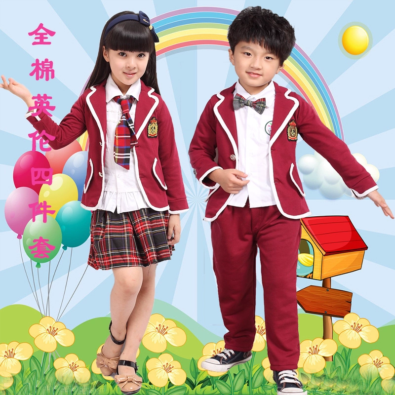 Mẫu giáo vườn quần áo mùa xuân và mùa thu mùa đông trẻ em thể thao phù hợp với giáo viên lớp dịch vụ tùy chỉnh tiểu học và trung học đồng phục mùa xuân và mùa thu mô hình quần đồng phục mùa đông cho học sinh