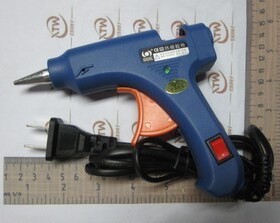 小热熔胶枪 20W 110-240V 适用于6-7MM热熔胶棒 带红色电源开关