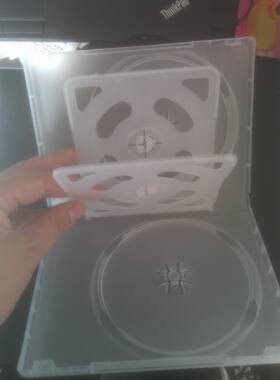 多片装光盘盒六碟装透明光盘盒子6片装光碟盒子可装插页CD/DVD盒