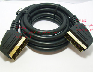 特价 欧插SCART线 21针对21针 SCART CABLE 镀金5米