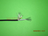 信号线 单芯屏蔽线 天线 1芯1地 卷 美标线UL1185AWM 305米 20AWG