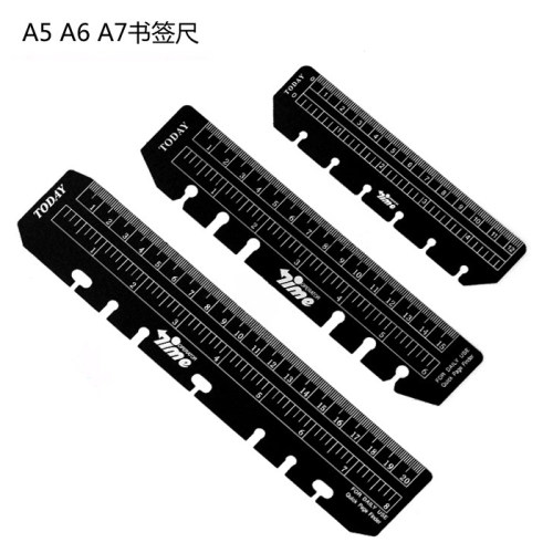 [禾木手账]活页笔记本A5A6记事本活页书签尺 today尺