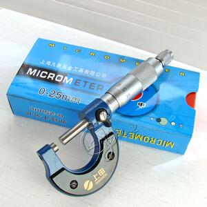正品 上海九量外径千分尺0-25mm精度:0.01mm 上申螺旋测微仪 特价