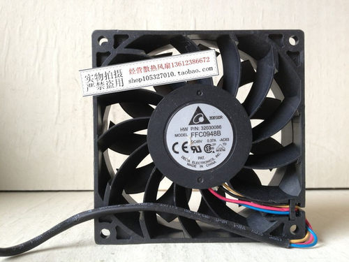 全新台达FFC0948B 四线 DC48V 0.37A 9025/9225变频器风扇