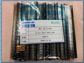 台湾单排针2.54间距 1*40 一包200根95元