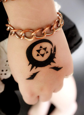 【女仆TATOO】040钢之炼金术师衔尾蛇动漫纹身贴 满24包邮