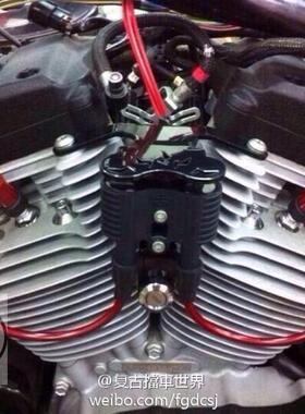 sportster 哈雷883 1200 48將锁头考尔架 高压支架 2合一含高压线