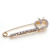 Smiling Apple package email Korean Crystal rhinestones brooch women fancy brooch pin clasp Korea jewelry