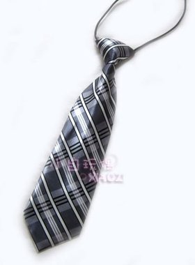 【灰白格子系】Cosplay化妆舞会搭配小领带 日韩校服搭配