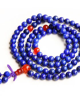 念珠多圈手串天然青金石