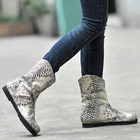 Old Bắc Kinh vải boots gió quốc gia thêu khởi động mùa xuân và mùa thu khởi động duy nhất retro lớp dưới tăng phụ nữ khởi động bông khởi động