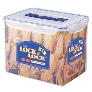 正品乐扣保鲜盒密封防潮大容量谷物食物冰箱收纳HPL886/9 10 12L