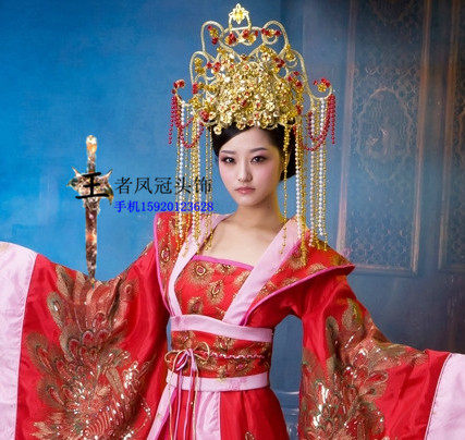 高档贵妃古装新娘发饰