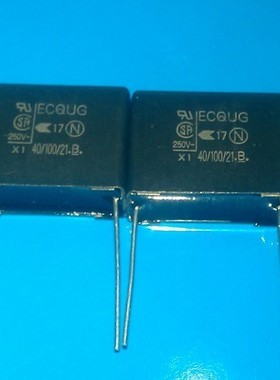 原装Panasonic松下簿膜电容 ECQU3A474MG 0.47UF 300V 22MM