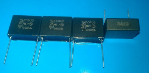 原装Panasonic松下簿膜电容 ECQU3A474MG 0.47UF 300V 22MM
