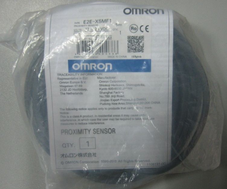 【原装正品】正宗欧姆龙OMRON感应开关E2E-X5MF1 2M