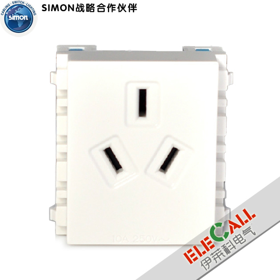 西蒙开关32系列 2/3位三孔插座功能件 rs