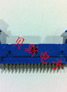 3A带销蓝色牛角 排针 34P治具配件 治具牛角 2.54mm间距 测试牛角