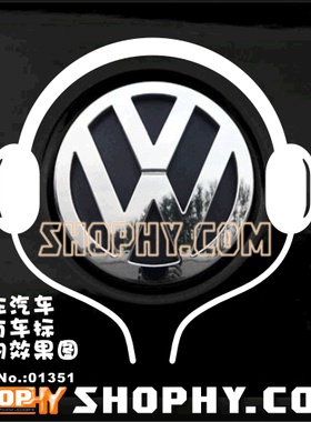 [车贴遮挡]3M反光贴01351耳机私人音乐空间