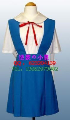 皇冠漫谈社 COSPLAY服装定做EVA凌波丽校服制服COS服