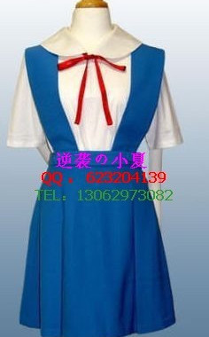 皇冠漫谈社 COSPLAY服装定做EVA凌波丽校服制服COS服
