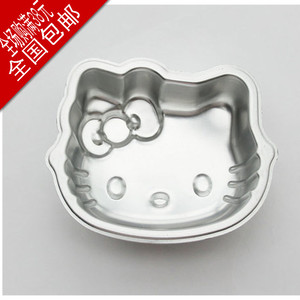 烘焙工具 铝合金蛋糕模---KITTY猫头形 果冻布丁模