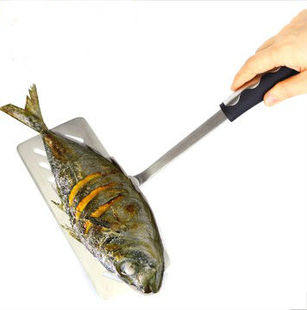 包邮304加厚不锈钢翻鱼铲煎鱼铲厨房牛扒铲煎蛋铲漏油铲子工具,厨房/烹饪用具,煎铲,淘宝优惠券,粉丝福利购,淘宝优惠卷