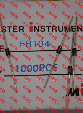 厂家直销FR104 MIC DO41高速快恢复二极管1A400V现货芯片10只配件