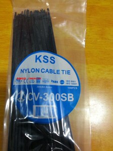 。包邮正品KSS凯士士CV-300SB4.8*300尼龙汽车扎带网线线扣绑带电