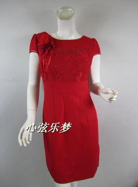 专柜正品梦至超2018秋冬装M11Y294时尚修身短款羊毛呢旗袍裙特价