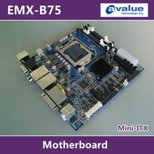 MINI-ITX主板#安勤EMX-B75多10串口双显示千兆双网卡多路SATA接口