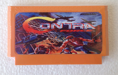 电视游戏FC游戏卡红白机用黄卡nes卡带老卡带经典单卡魂斗罗战队