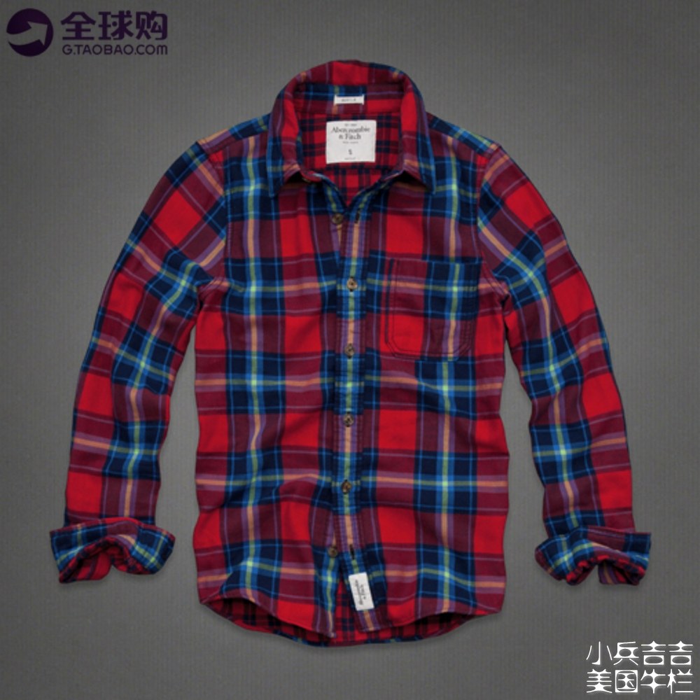 af美国正品男士保暖时尚长袖衬衫