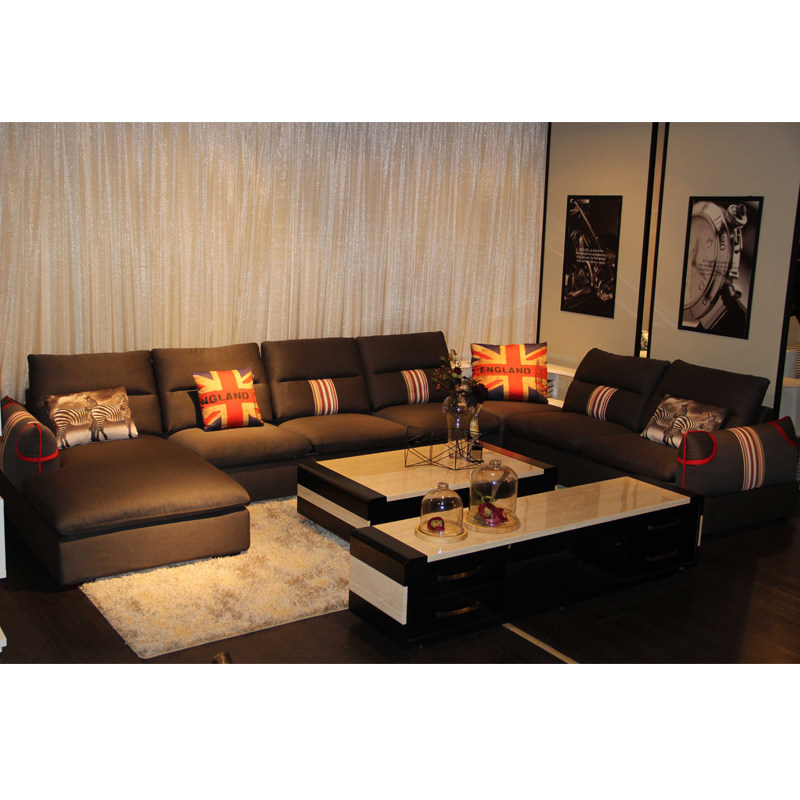 浩邦家具 宝露斯沙发 时尚现代英格兰风格布艺组合可拆洗沙发l299