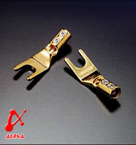 正品 古河 FURUTECH FP 201(G) hifi发烧音箱喇叭线Y叉插头 现货