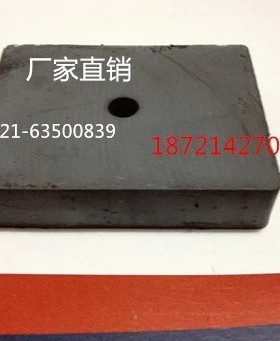普磁 带孔F85X65X18MM   铁氧体 黑磁 吸铁石 永磁普通磁铁