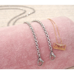 银色细包链条铜链包带链子配件女肩带小包链手机包链细背带金属链